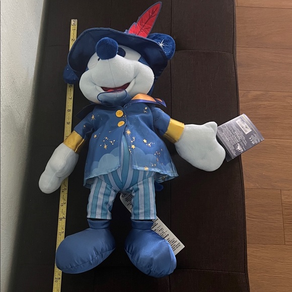 ( 0380) Disney Sorcerer Mickey Mouse Plush - Blue and White - Picture 3 of 6